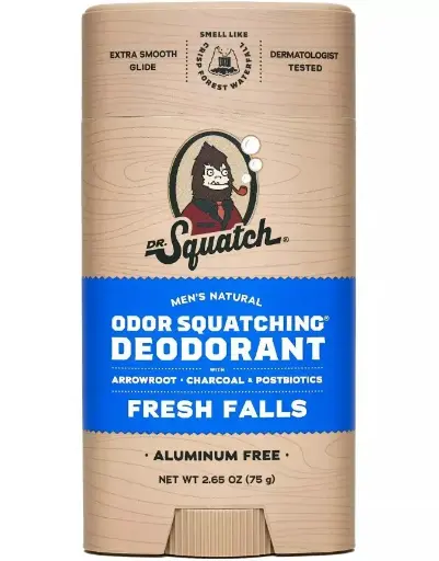 DR. SQUATCH Men's Natural Deodorant - Fresh Falls