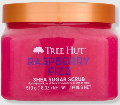 exfoliante Tree Hut Raspberry Fizz Shea Sugar Scrub - 18oz
