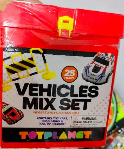 Vehiculo mix set toyplanet 25 piezas