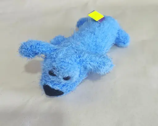 Peluche perro celeste